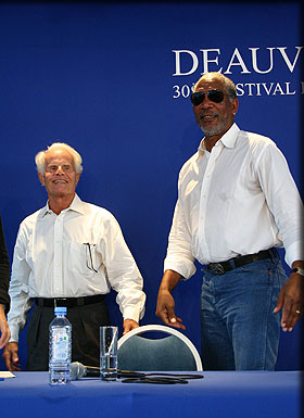 Richard D. Zanuck et Morgan Freeman