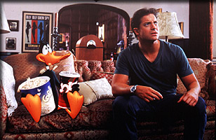 Daffy et Brendan Fraser