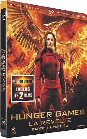 Hunger Games La révolte Part 1 + 2 SteelBook