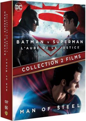 Batman v Superman : l'aube de la justice + Man of Steel - Coffret DVD