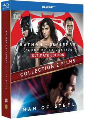 Batman v Superman : l'aube de la justice + Man of Steel - Coffret Blu-ray