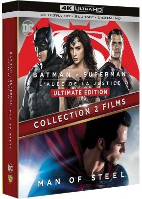 Batman v Superman : l'aube de la justice + Man of Steel - Coffret 4K Ultra HD