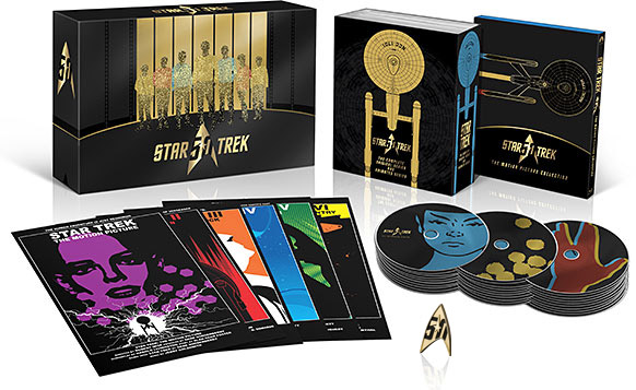 Star Trek - Coffret Blu-ray 50 ans (Série originale + série animée + 6 films + goodies)