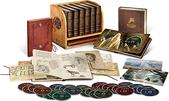 Trilogies Le Hobbit & Le Seigneur des Anneaux - Versions longues + bonus - Blu-ray - Coffret Collector limité