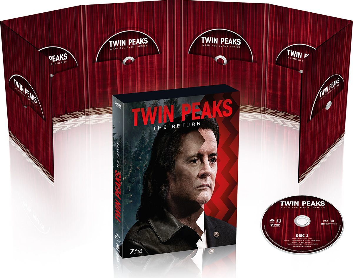Twin Peaks : The Return - Coffret Blu-ray ouvert