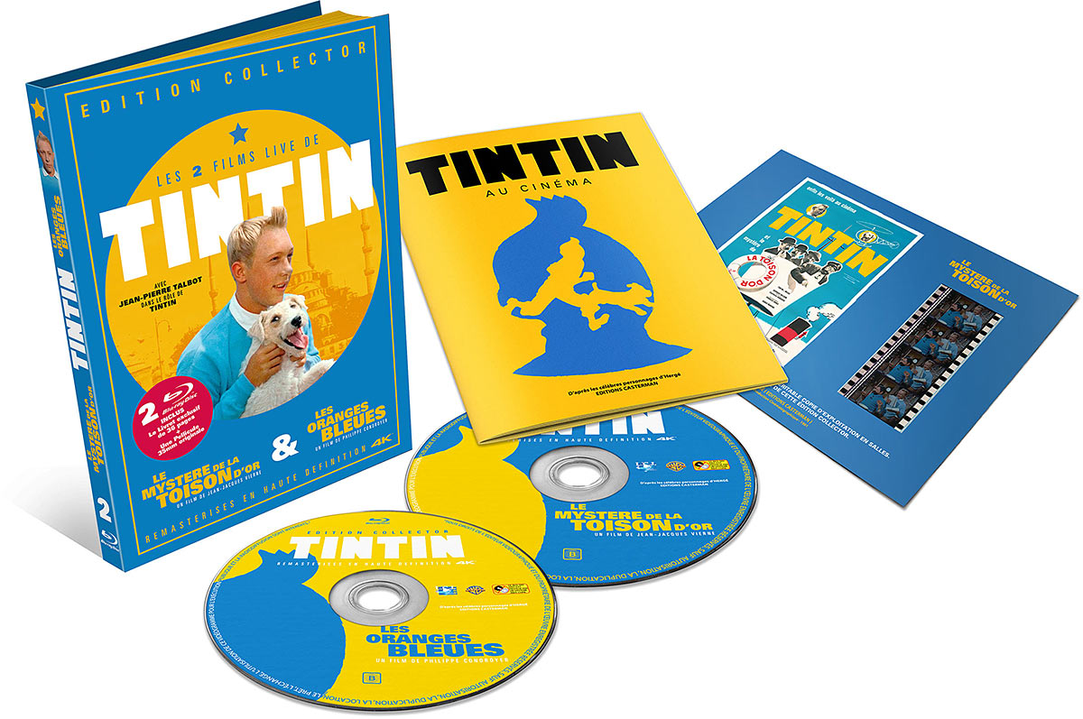 Tintin et le mystère de la toison d'or + Tintin et les oranges bleues - Digipack Blu-ray Collector