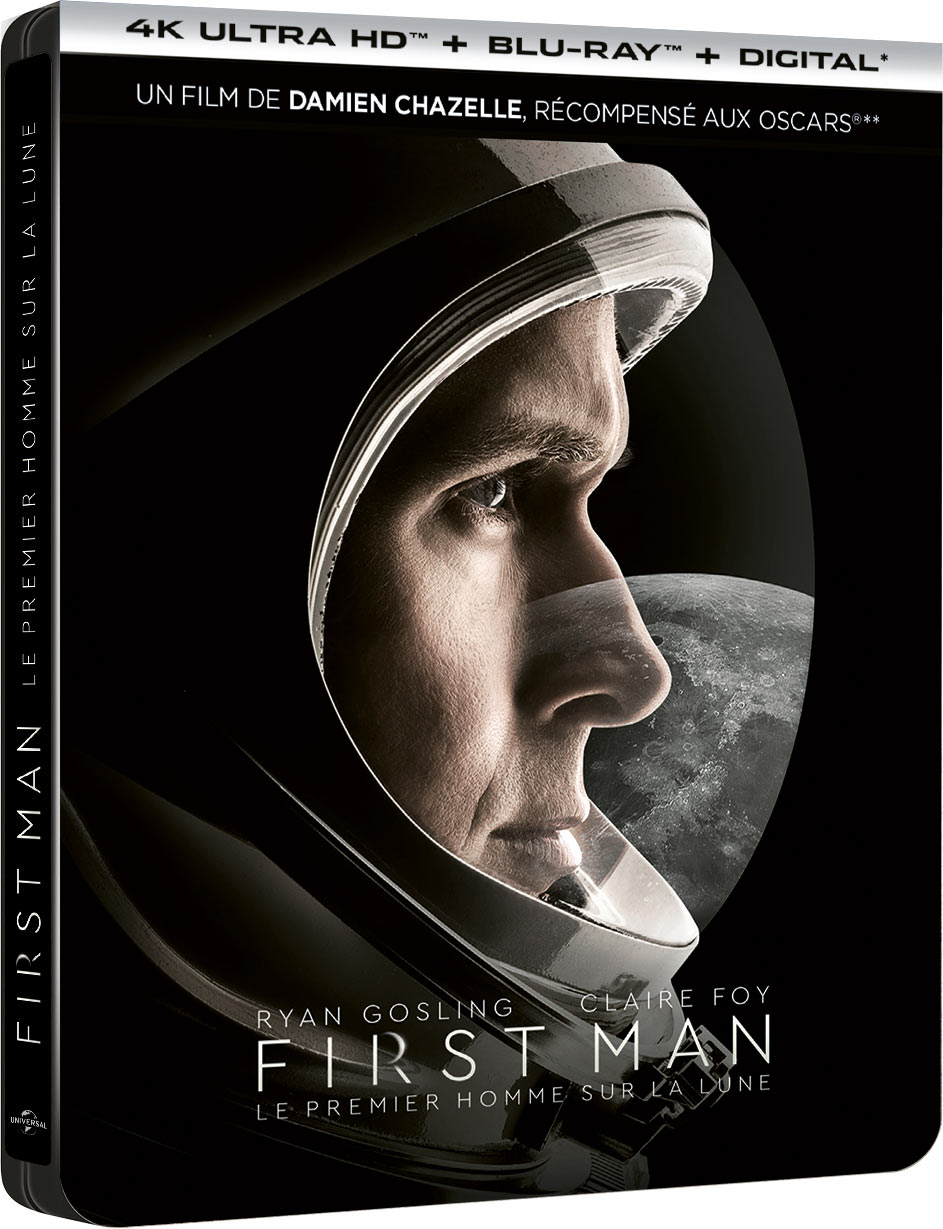 First Man - 4K Ultra HD + Blu-ray + Digital - Édition SteelBook