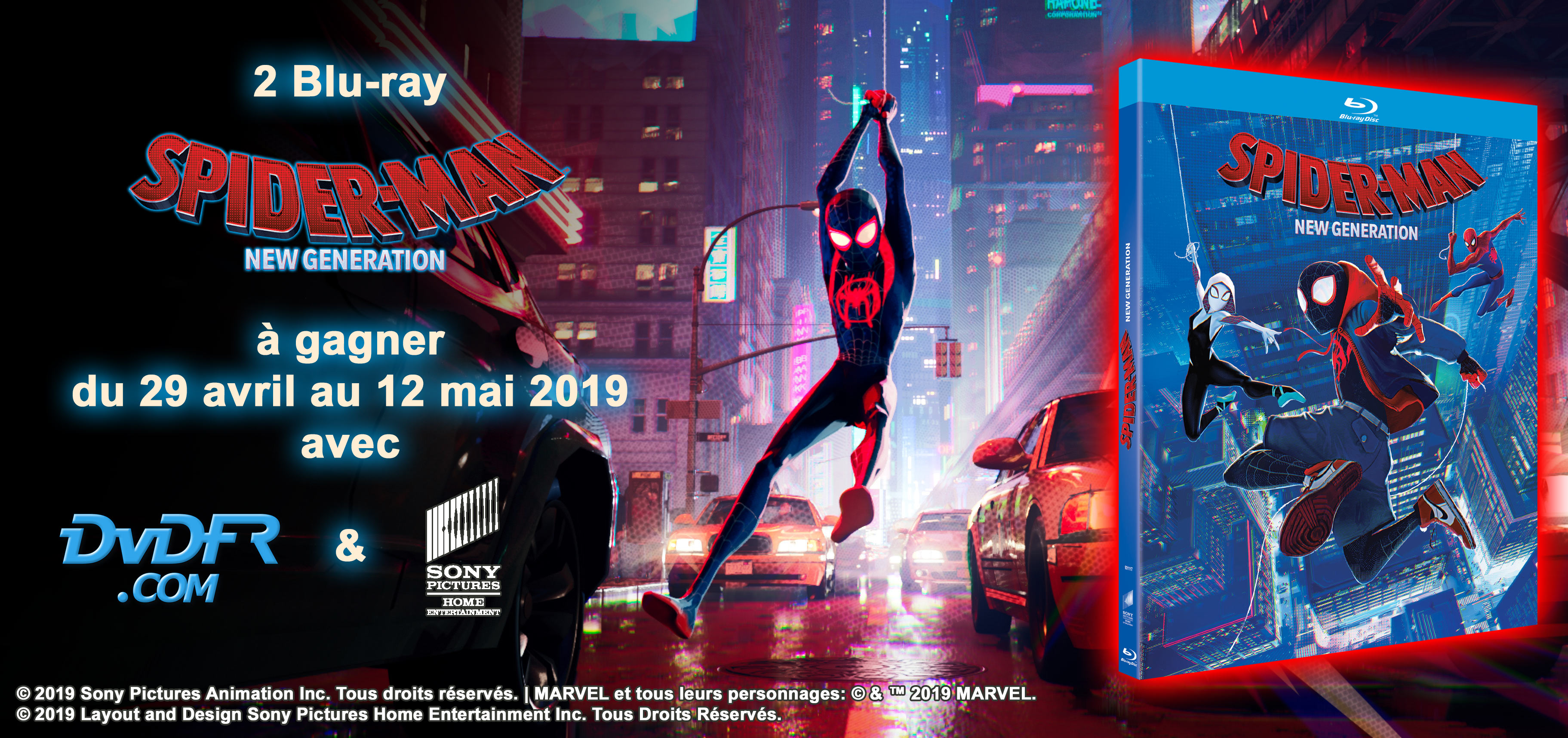 Concours Spider-Man : New Generation - Blu-ray