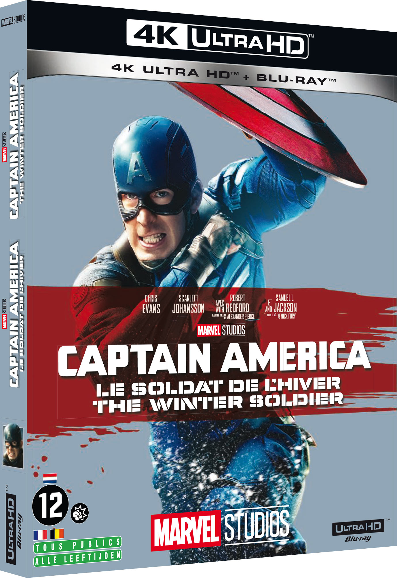 Captain America : Le Soldat de l'hiver - 4K Ultra HD + Blu-ray
