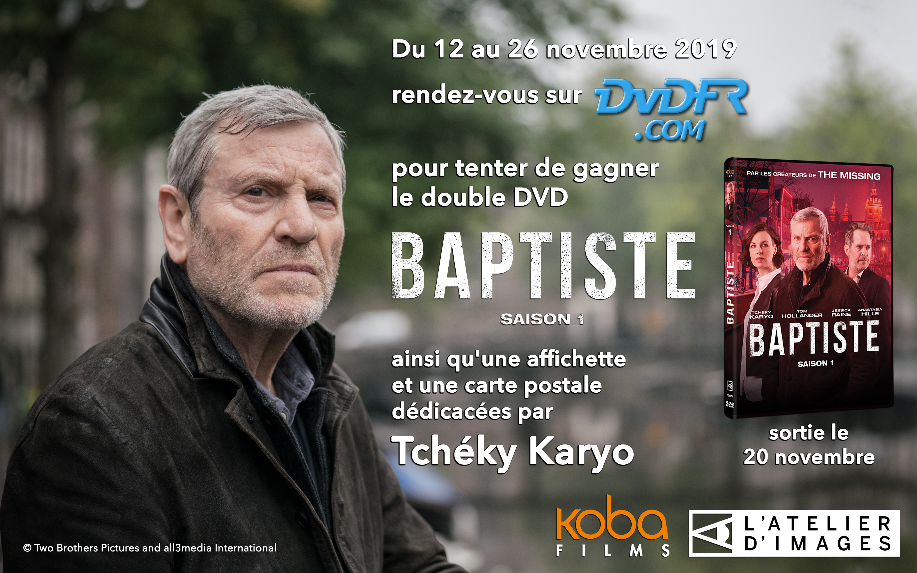 Concours Baptiste saison 1 - DVD et goodies dédicacés