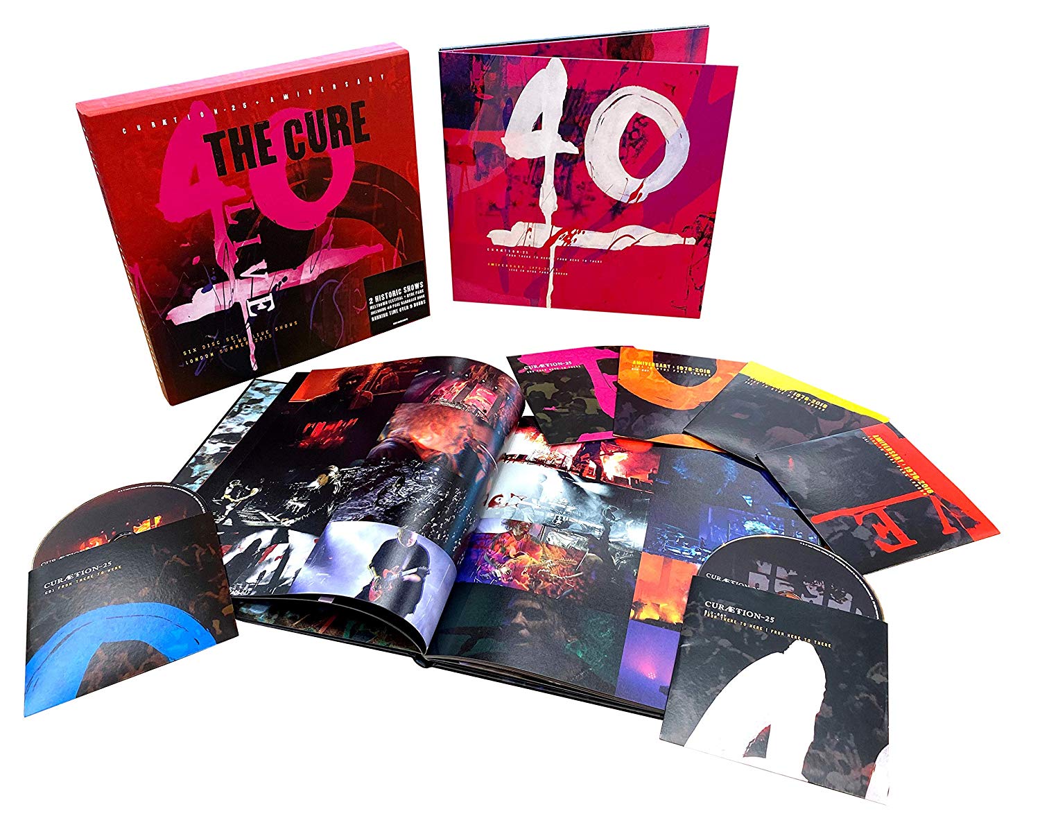 The Cure - Live 40 - Collector 2 Blu-ray + 4 CD + Livre 40 pages