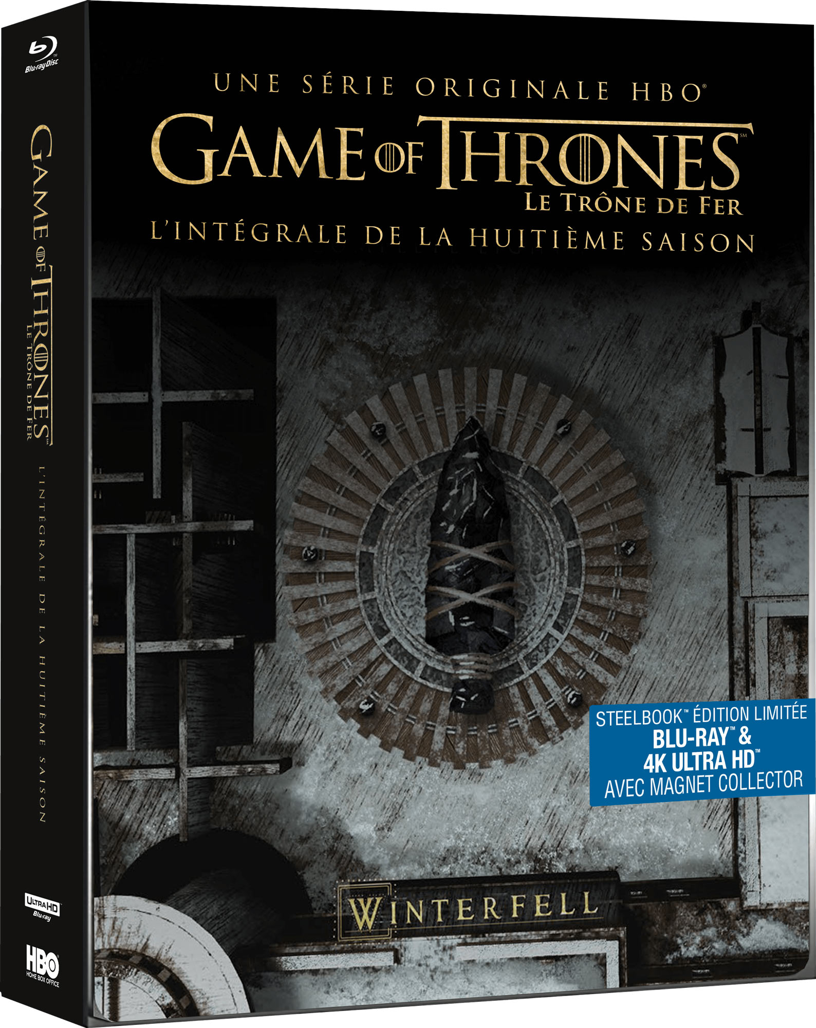 Game of Thrones - Saison 8 - SteelBook Blu-ray + 4K Ultra HD + Magnet collector