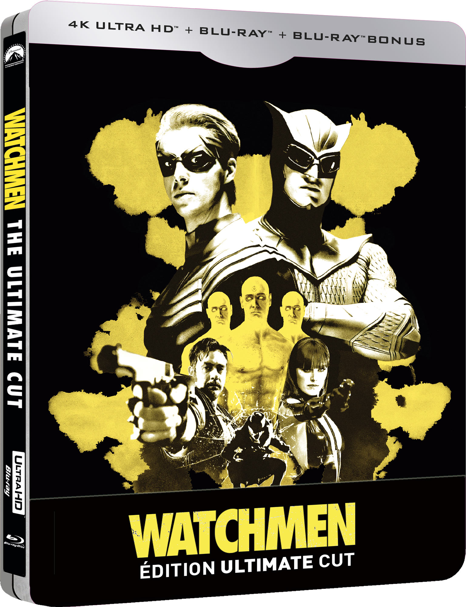Watchmen - Ultimate Cut - SteelBook 4K Ultra HD + Blu-ray + Blu-ray bonus + goodies