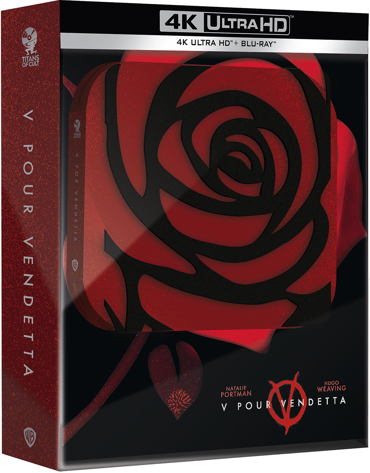 V pour Vendetta - Titans of Cult SteelBook 4K Ultra HD + Blu-ray + Goodies