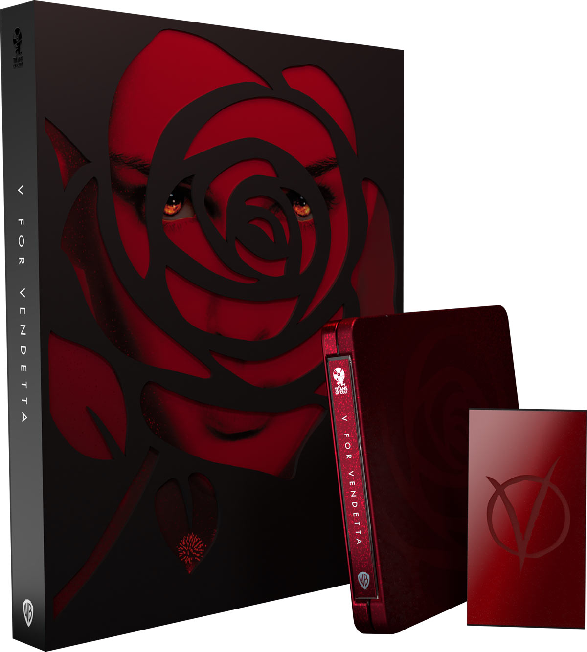 V pour Vendetta - Titans of Cult SteelBook 4K Ultra HD + Blu-ray + Goodies