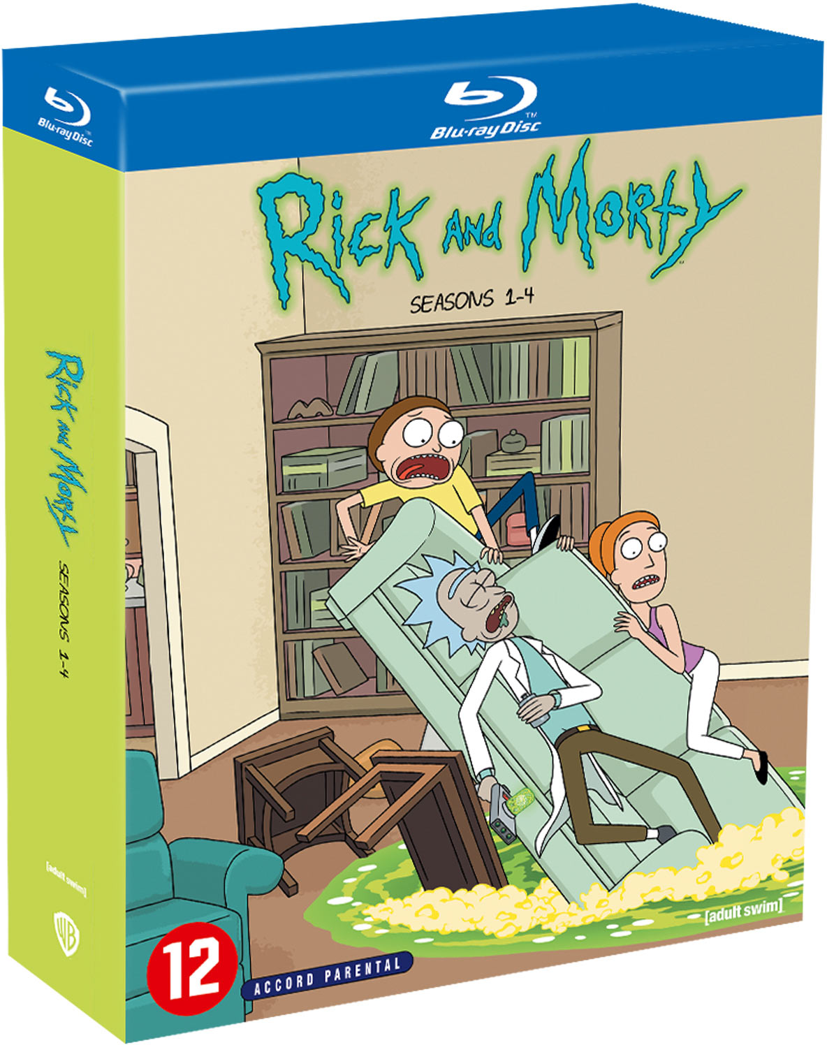 Rick and Morty - Saisons 1 à 4 - Coffret 4 Blu-ray