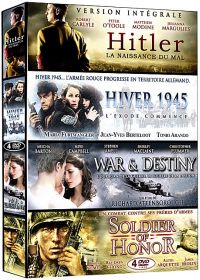 Collection Guerre - Coffret 4 films n° 2 : Hitler - La naissance du Mal + Hiver 1945 + War & Destiny + Soldier of Honor (Pack) - DVD