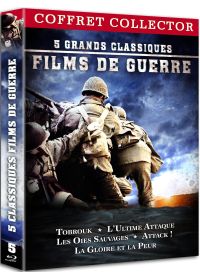 5 classiques films de guerre : L'ultime attaque (Zulu Dawn) + Les oies sauvages + La gloire et la peur + Attack! (Attaque) + Tobrouk - Commando vers l'enfer (Pack) - Blu-ray