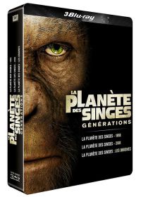 La Planète des singes : les versions 1968, 2001 et 2011 (Édition SteelBook limitée) - Blu-ray