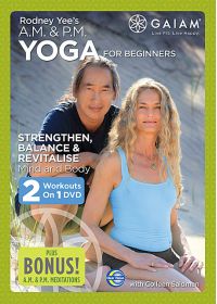 Yoga le matin et l'après-midi pour débutants avec Rodney Yee - DVD