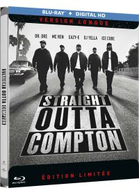 N.W.A Straight Outta Compton (Combo Blu-ray Version Longue + Copie digitale - Édition Limitée boîtier SteelBook) - Blu-ray