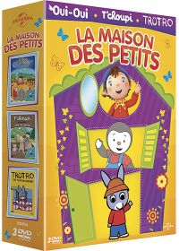 La Maison des petits - Coffret - En route avec Oui-Oui + T'choupi fait du poney + Trotro est trop gourmand (Pack) - DVD