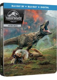 Jurassic World : Fallen Kingdom (Combo Blu-ray 3D + Blu-ray + Digital - Édition boîtier SteelBook) - Blu-ray 3D