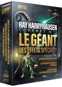Ray Harryhausen - Coffret n° 3 : Le Monstre vient de la mer + Les Soucoupes volantes attaquent + À des millions de kilomètres de la terre (Pack) - Blu-ray