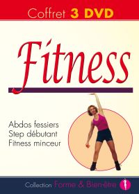 Coffret Fitness : Abdos fessiers + Step débutant + Fitness minceur (Pack) - DVD