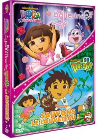 Dora l'exploratrice - Dora ballerine + Go Diego! - Vol. 1 : Sauvons le louveteau ! (Pack) - DVD