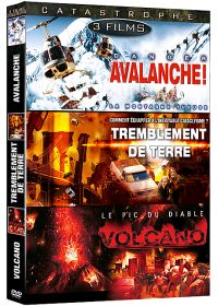 Catastrophe - Coffret 3 films : Danger avalanche ! + Tremblement de terre + Volcano - Le pic du diable (Pack) - DVD