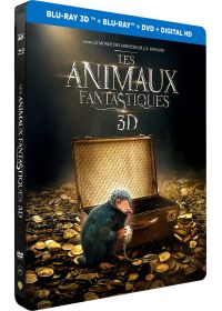 Les Animaux fantastiques (Combo Blu-ray 3D + Blu-ray + DVD - Édition boîtier SteelBook) - Blu-ray 3D
