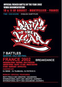 Battle of the Year - France 2002 - DVD