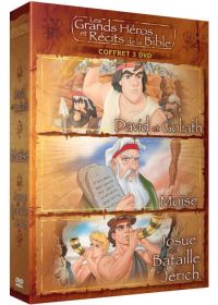 Les Grands Héros et Récits de la Bible - Coffret - David et Goliath + Moïse + Josué et la bataille de Jéricho - DVD