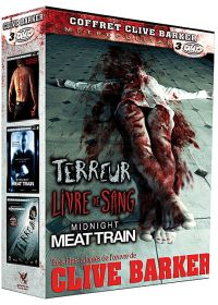 Coffret Clive Barker : Terreur + Livre de sang + Midnight Meat Train (Pack) - DVD