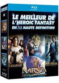 Le Meilleur de l'Heroic Fantasy en haute définition : Legend + Le Monde de Narnia - Chapitre 3 : L'odyssée du Passeur d'Aurore + Percy Jackson - Le Voleur de Foudre (Pack) - Blu-ray