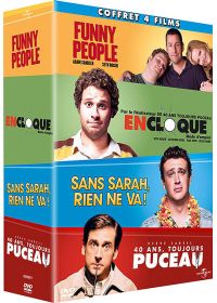 Judd Apatow - Coffret 4 films : Funny People + En cloque, mode d'emploi + Sans Sarah, rien ne va ! + 40 ans, toujours puceau - DVD