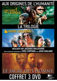 Aux origines de l'humanité, la trilogie - Coffret - L'odyssée de l'espèce + Homo Sapiens + Le sacre de l'homme - DVD