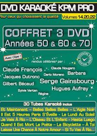 DVD Karaoké KPM Pro - Vol. 14, 20 & 22 : Annéees 50 & 60 - DVD