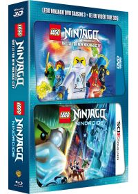 LEGO Ninjago, Les maîtres du Spinjitzu - Saison 3 - Réinitialisé : la bataille pour Ninjago City (DVD + Jeu vidéo Nintendo 3DS) - DVD