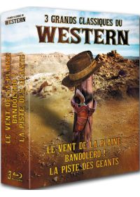 3 grands classiques du Western : Le vent de la plaine + Bandolero ! + La piste des géants (Pack) - Blu-ray