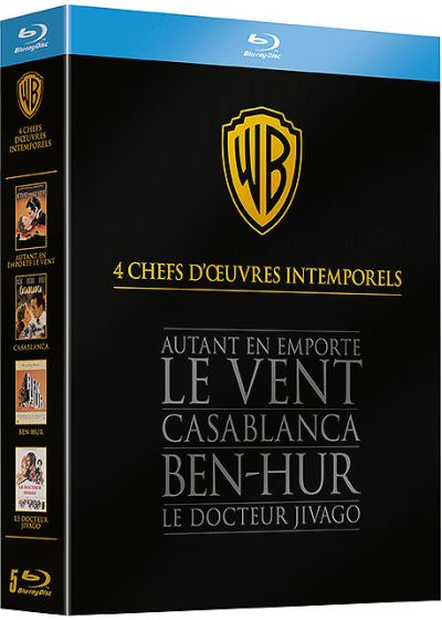 4 chefs-d'oeuvre intemporels - Coffret - Blu-ray