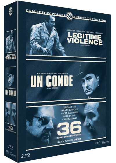 Collection "Le 36" : Légitime violence + Un Condé + 36 quai des Orfèvres (Pack) - Blu-ray