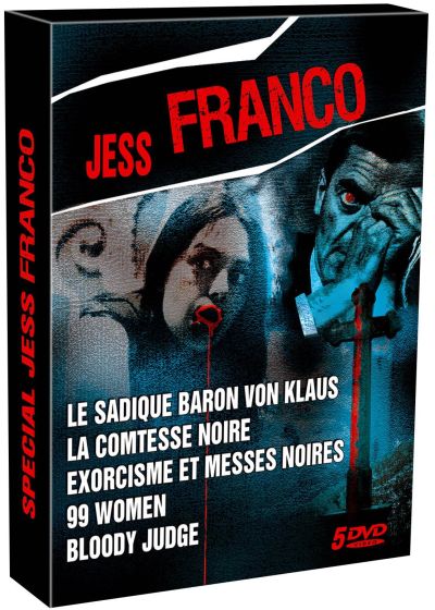 Spécial Jess Franco - Coffret 5 DVD : Le Sadique Baron von Klaus + La comtesse noire + Exorcisme et messes noires + 99 Women + The Bloody Judge (Pack) - DVD