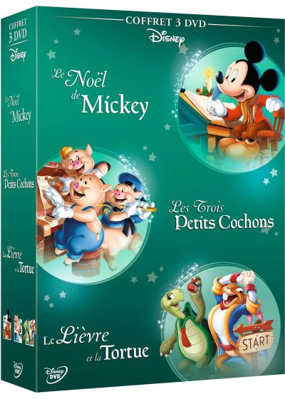 Le Noël de Mickey + Les Trois Petis Cochons + Le Lièvre et la Tortue (Pack) - DVD