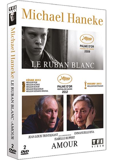 Michael Haneke - Les Palmes d'or - Le ruban blanc + Amour (Pack) - DVD