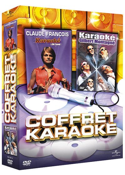 Coffret Karaoké - Claude François + Gilbert Montagné - DVD
