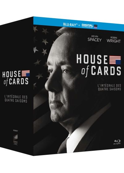 House of Cards - Intégrale saisons 1-2-3-4 (Blu-ray + Copie digitale) - Blu-ray