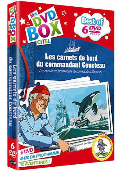 Les Aventures du Cdt Cousteau : Best of - Coffret 6 DVD - DVD