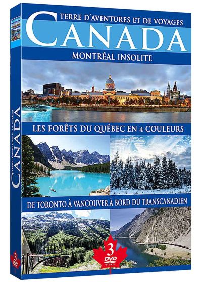 Canada : Montréal insolite + Les forêts du Québec en 4 couleurs + De Toronto à Vancouver à bord du Transcanadien - DVD